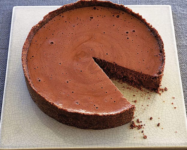 Rich chocolate mousse torte