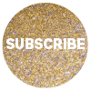 The word 'Subscribe' written in white on a gold glitter background