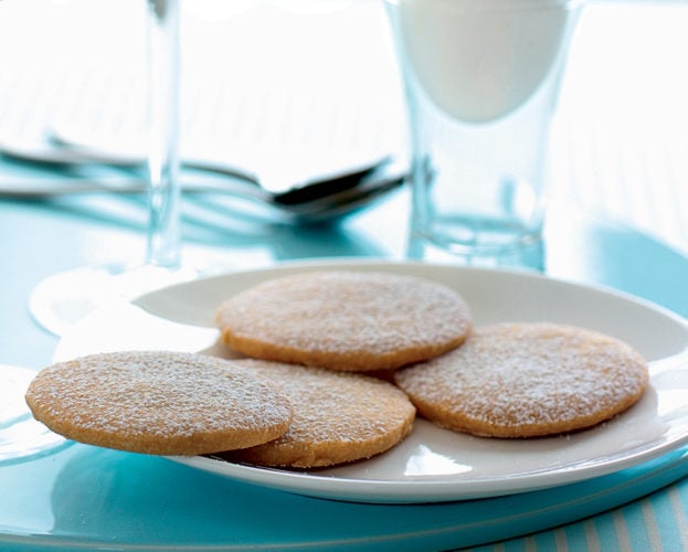 Ginger shortbread biscuits