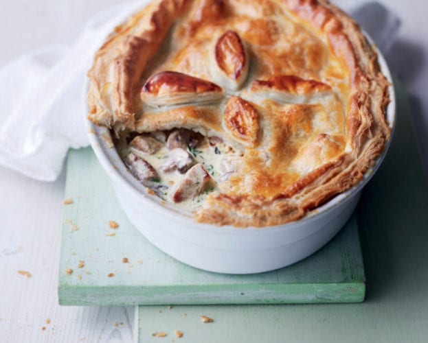 Creamy pork pie