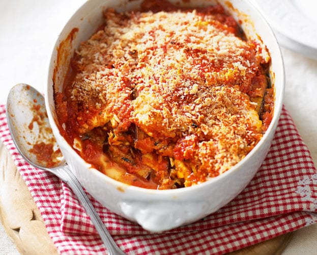 Quick and easy aubergine parmigiana