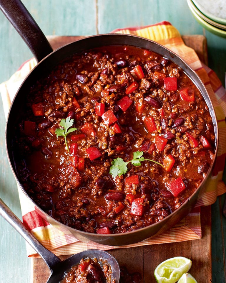 Chile con Carne, Recipes