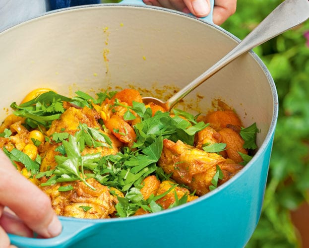 chicken almond apricot tagine