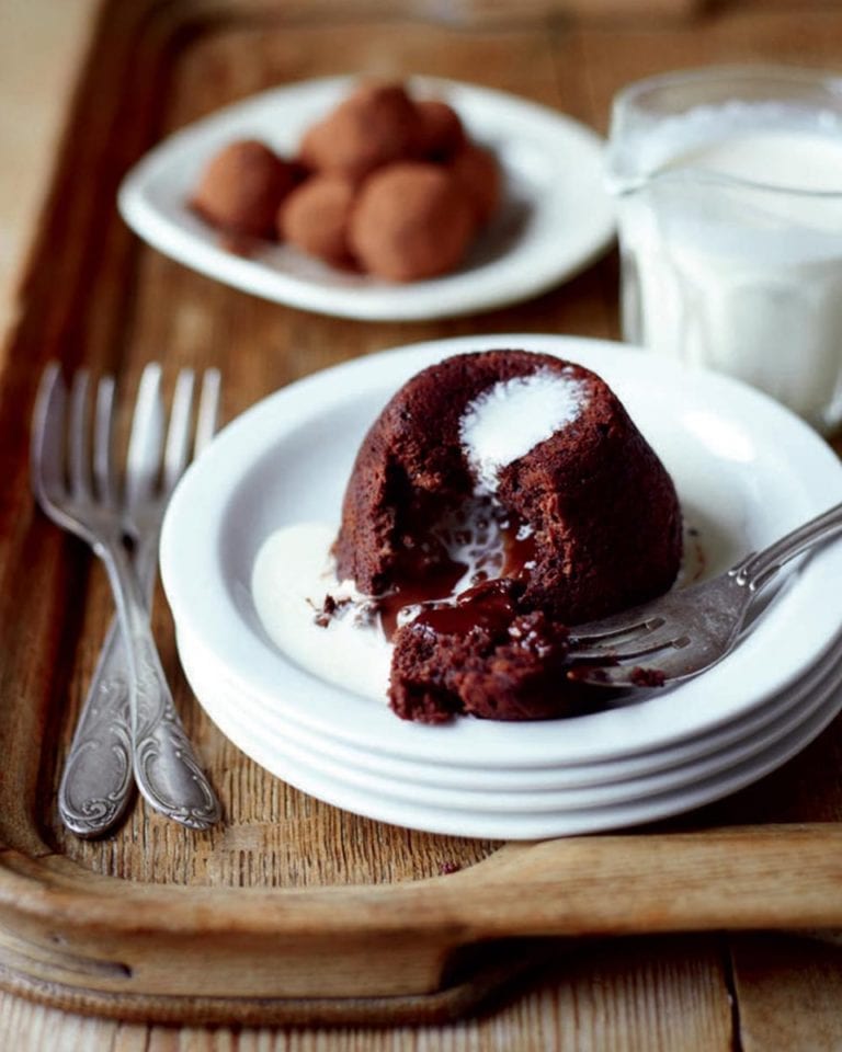 James Martin’s hot chocolate fondants