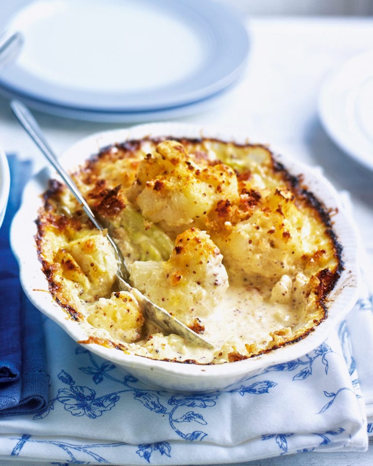 Cauliflower gratin