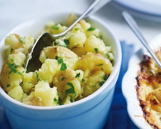 jersey royal and parsley mash