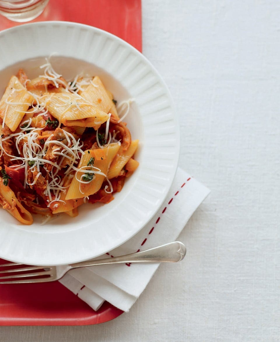 Duck ragù with pasta-image