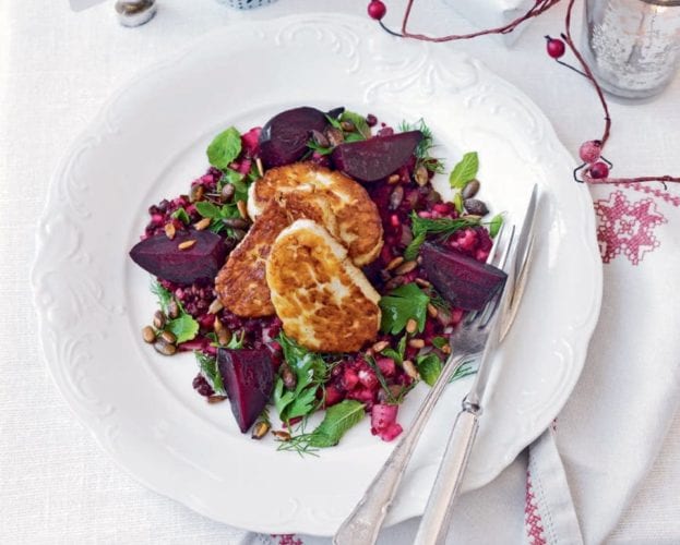 lentil and beetroot