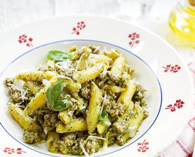 creamy sausage pasta