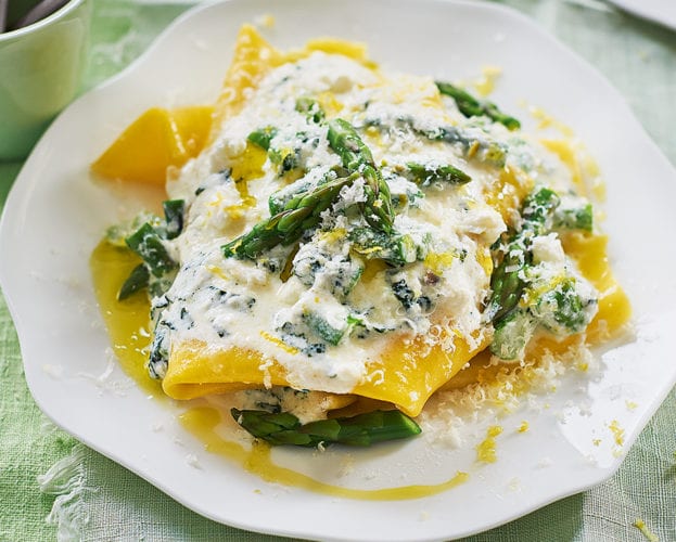 asparagus lasagne