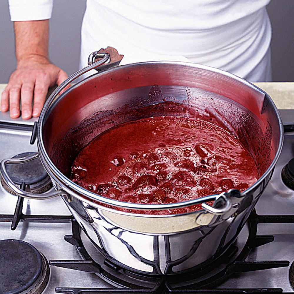 Jam in a pan