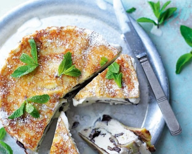 Mint ‘Cornetto’ cake