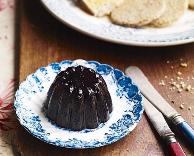 damson cheese with oatcakes image