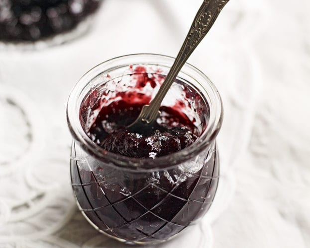 Damson and apple cheese