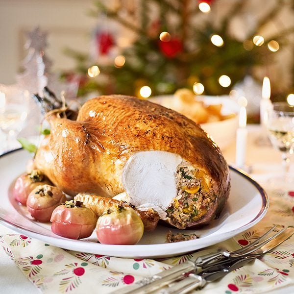 Turkey-with-sausage-stuffing