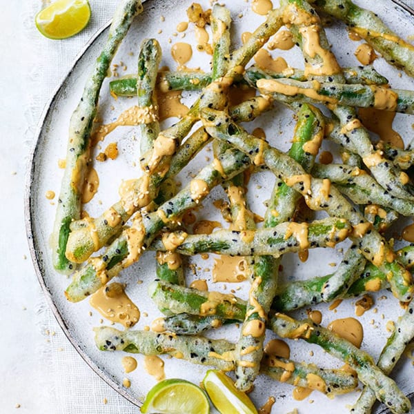 asparagus tempure