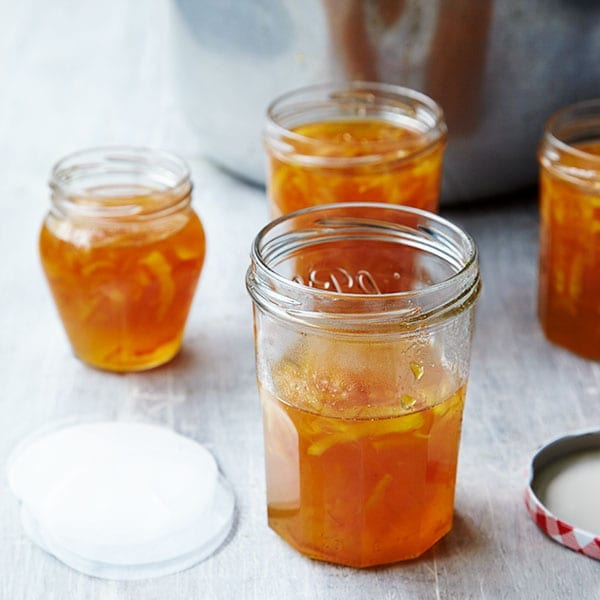 marmalade in jars