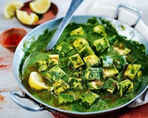 spinach paneer curry