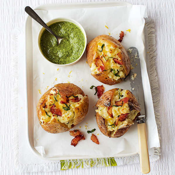 Quick stuffed jacket potatoes delicious. magazine