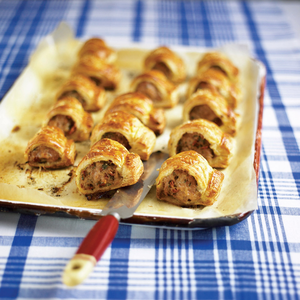 Sausage rolls delicious. magazine