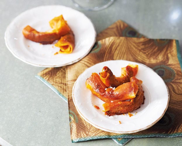 crispy chorizo rolls