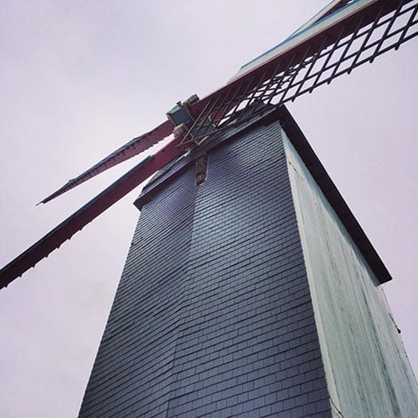 18th Century windmill in Bruges
