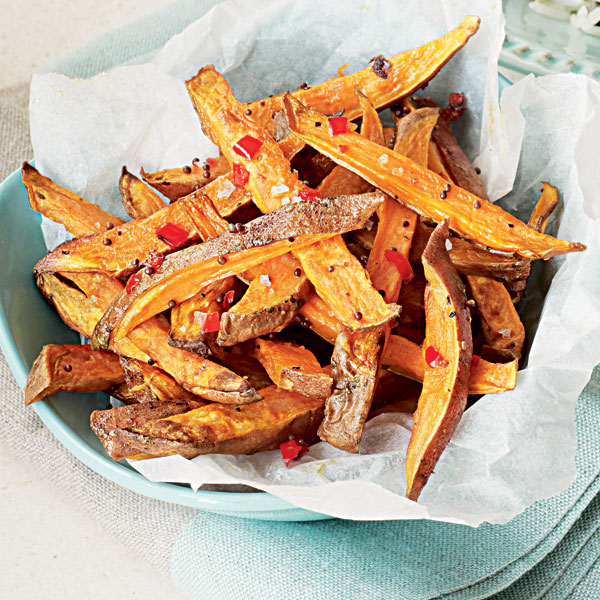 Sweet potato chilli chips delicious. magazine