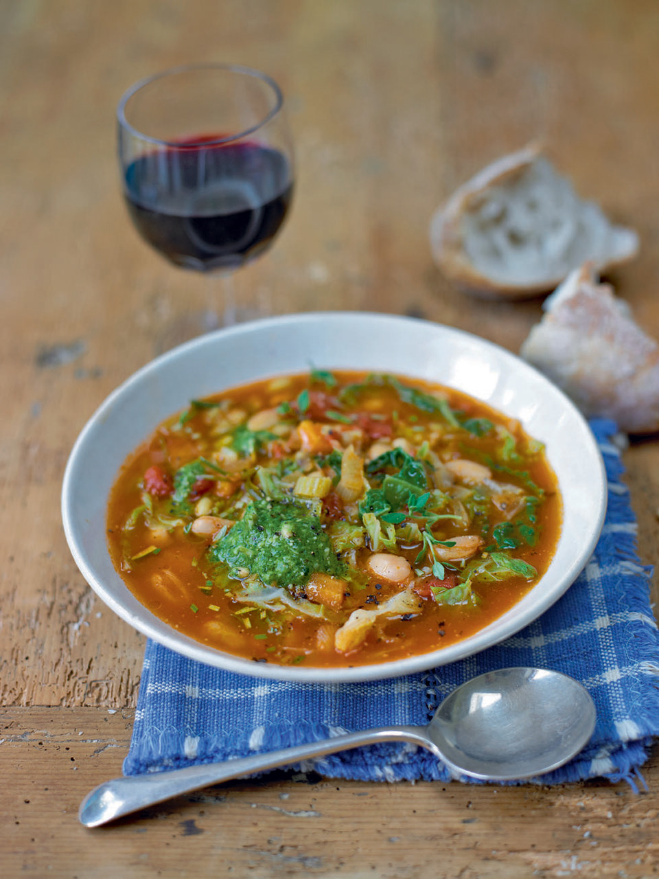 Tuscan bean soup delicious. magazine