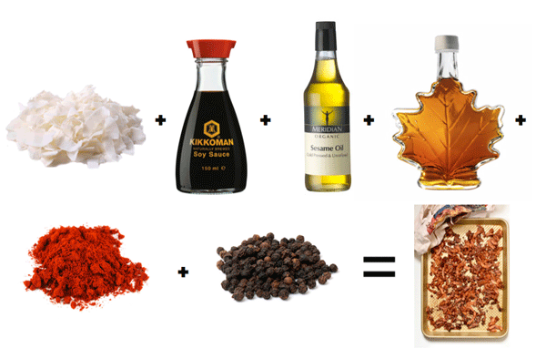how to make coconut bacon