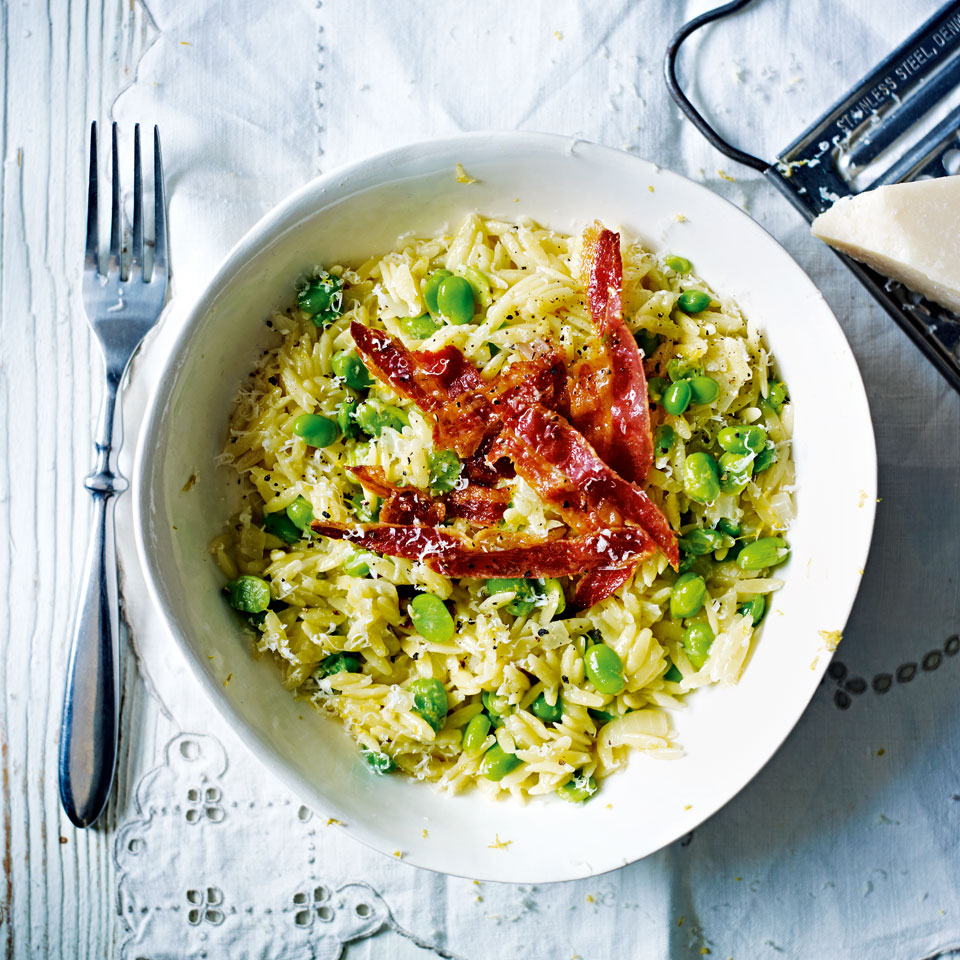Broad Bean, Lemon and Thyme Risotto Recipe foto images Broad Bean, Lemon and Thyme Risotto Recipe