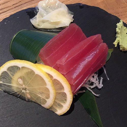 tuna sashimi