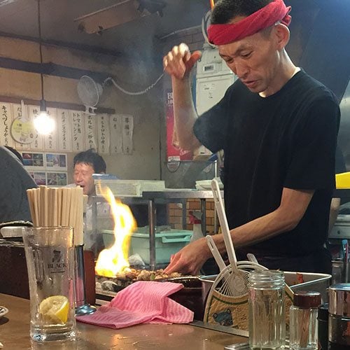 Yakitori chef Yakitori chef