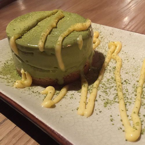 matcha cheesecake