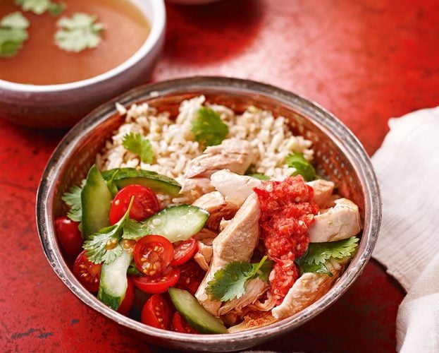 Hainanese chicken rice