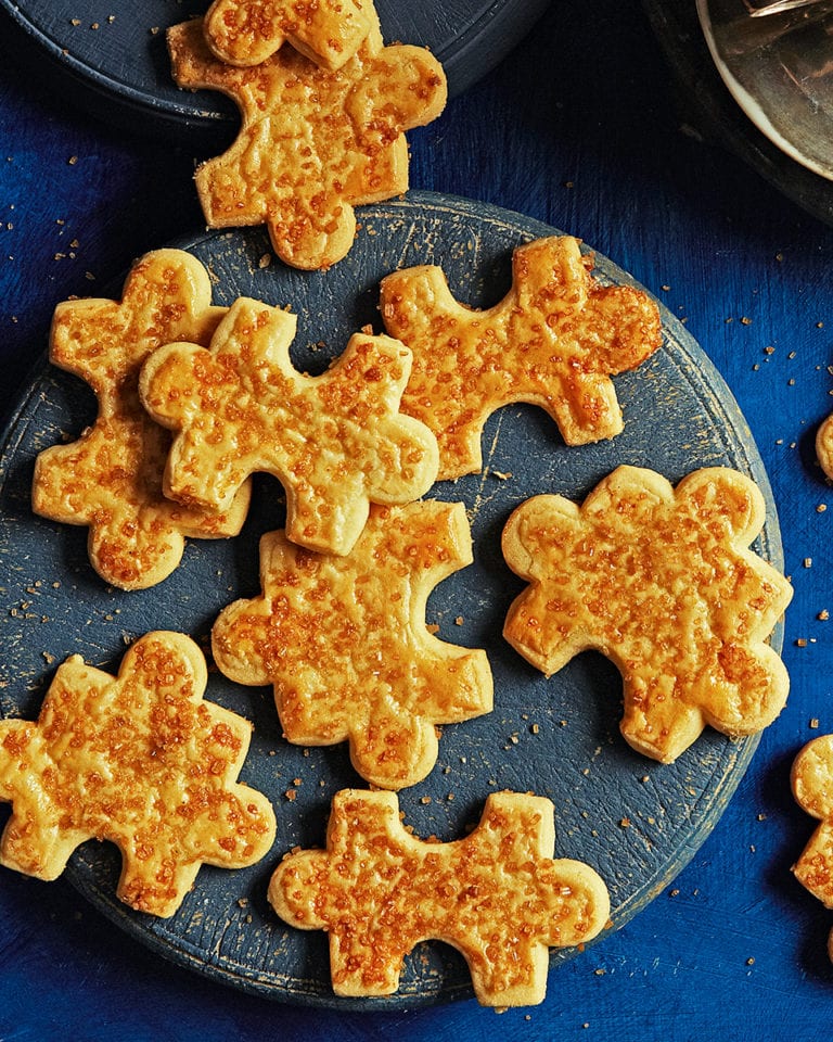 Brown butter jigsaw biscuits