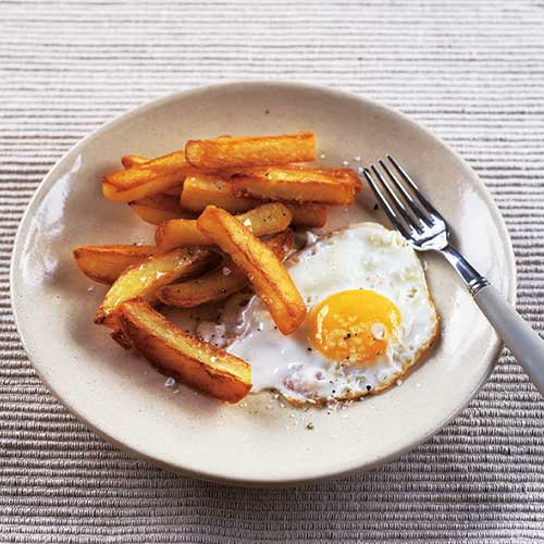 Egg and chips Egg and chips