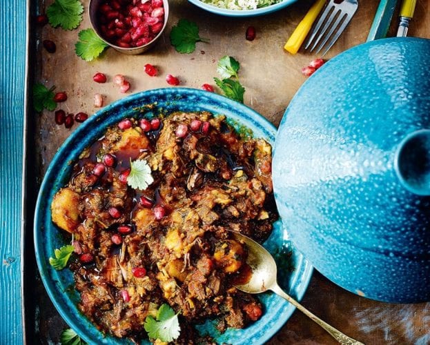 image of tagine pot with venison tagine