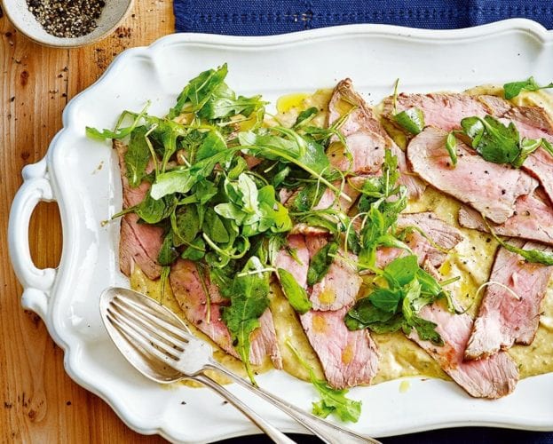 image of plate of vitello tonnato