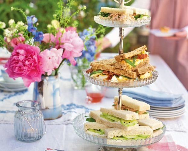 Afternoon tea sandwiches
