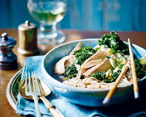 Chinese chicken with noodles