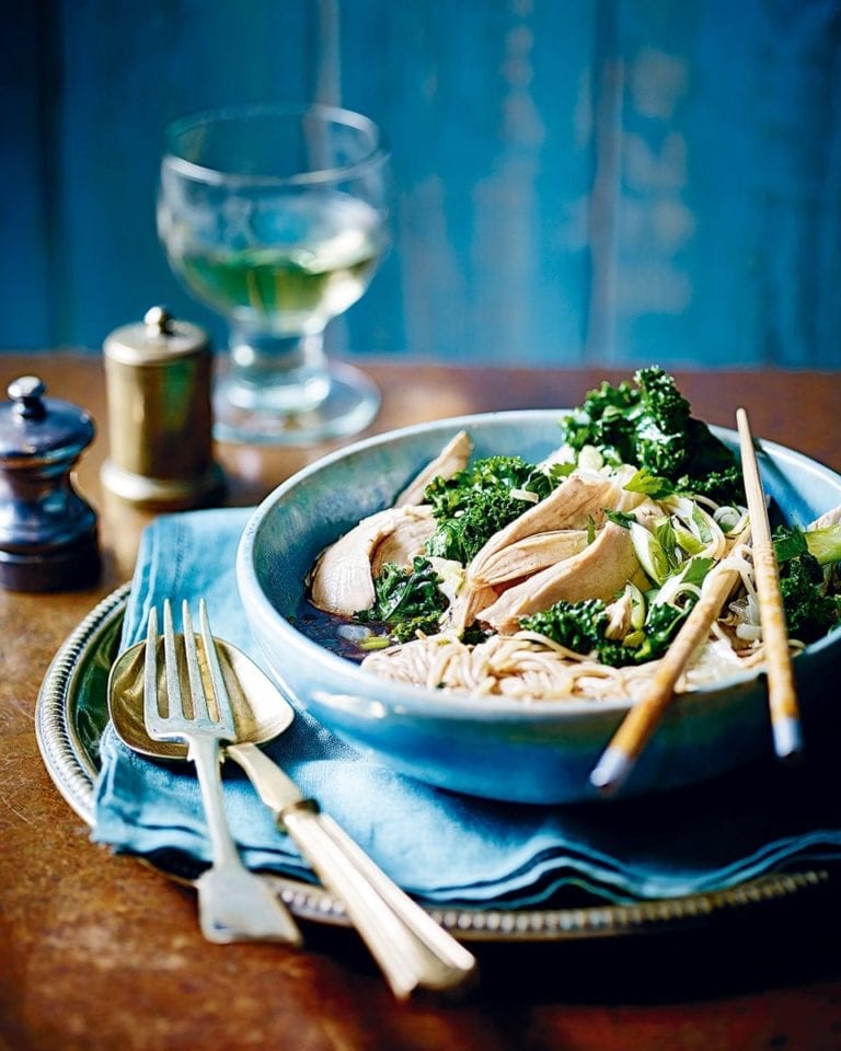 Chinese chicken with noodles