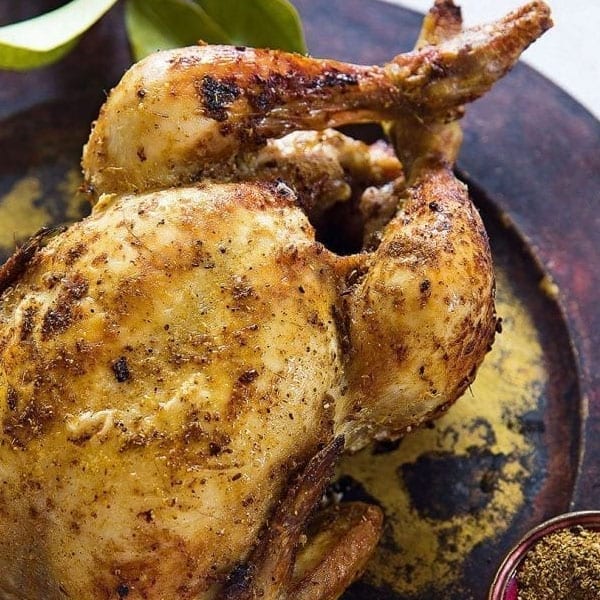 spiced roast chicken