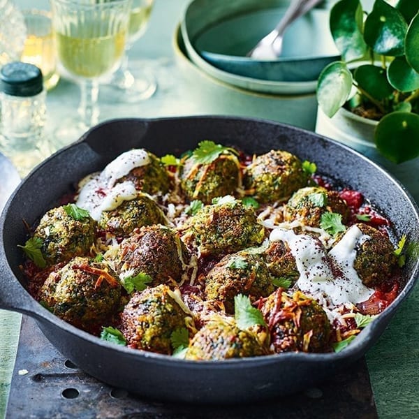 halloumi meatballs