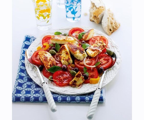 haloumi-salad