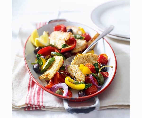 sesame-crusted-halloumi-with-mediterranean-veg