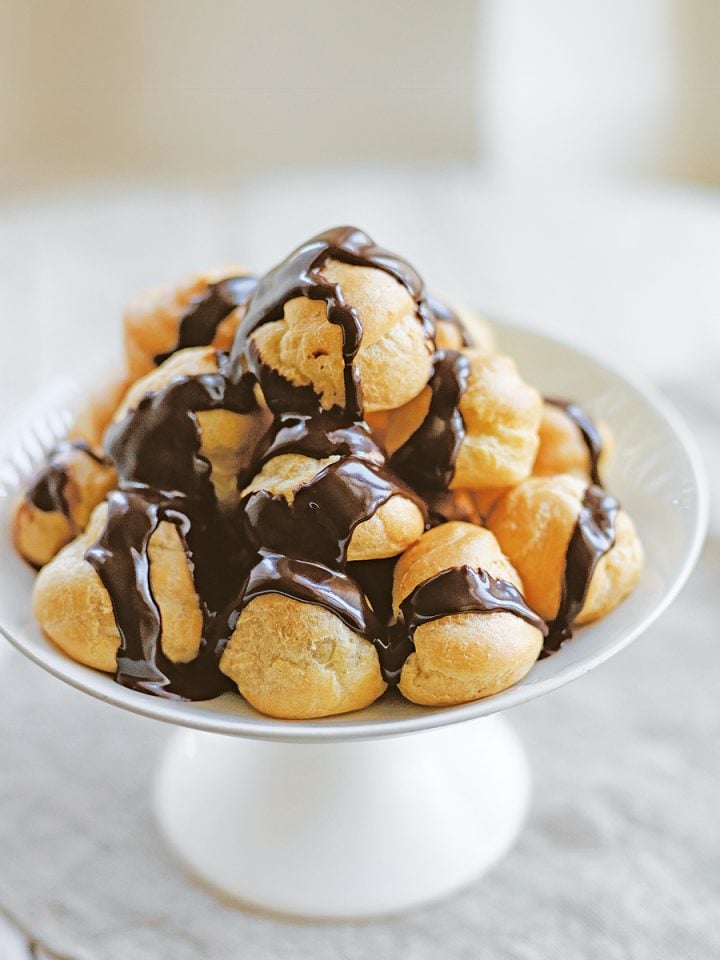 How to make profiteroles with chocolate sauce - delicious. magazine