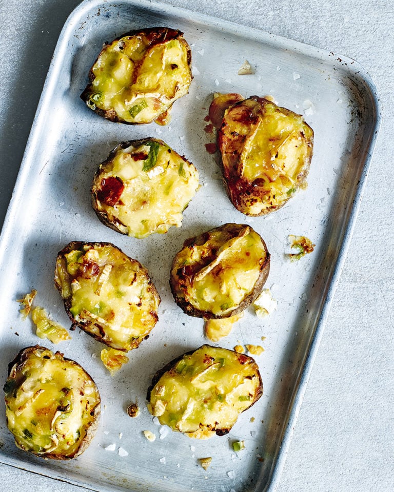 Healthier loaded potato skins