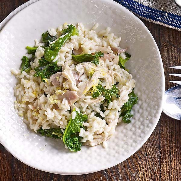 Turkey-and-kale-risotto