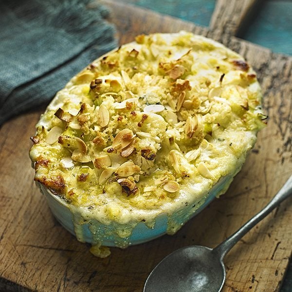 cauliflower,-leek-and-blue-gratin