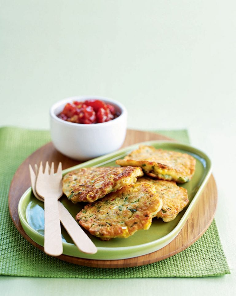 Sweetcorn fritters recipe delicious. magazine